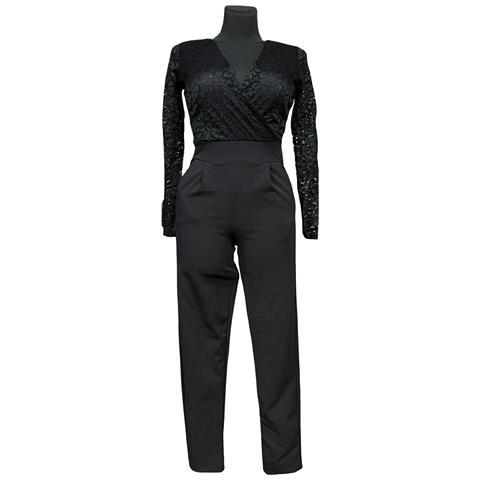 Tuta A Maniche Lunghe Elegante Confortevole Nera Taglia Xs - Foto 1