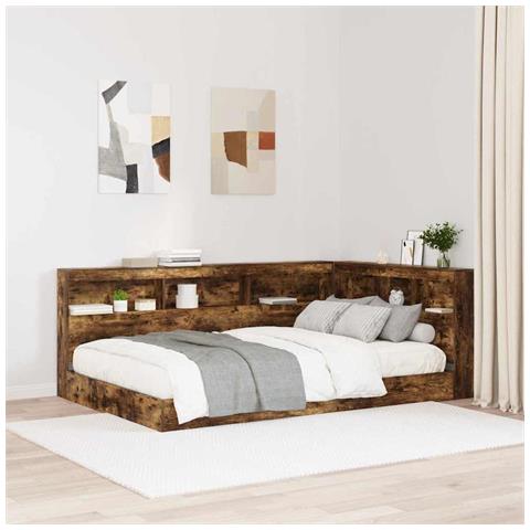 Testata contenitore Rovere fumo 120 cm Legno multistrato - Foto 2