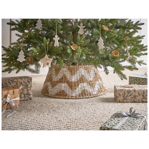 Copri Base Per Albero Di Natale Hiver Alghe Marine Naturale 60 Cm - Foto 1