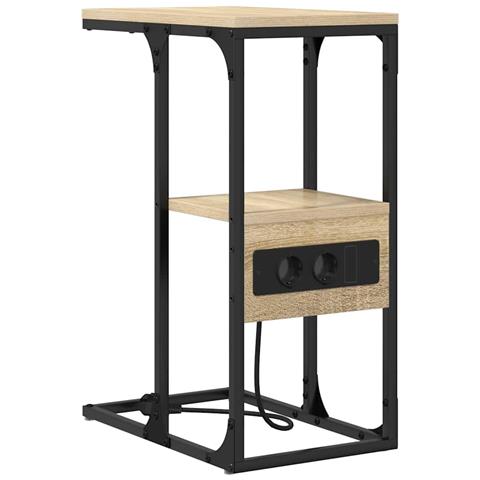 Armadio da Notte con cassetto rovere sonoma 41.5 x 26 x 60.5 cm - Foto 1