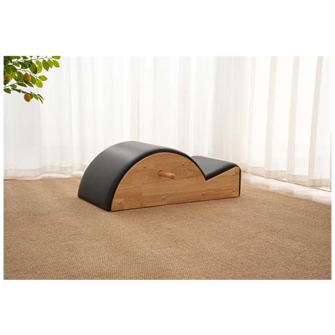 Accessorio Per Pilates – Spine Corrector In Legno Nero Dal Design Ergonomico - Foto 2