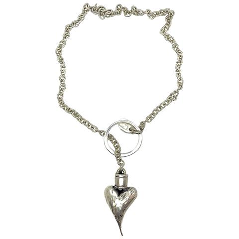 Collana ""sto Lanciando"" 50cm Placcata Argento - Foto 1