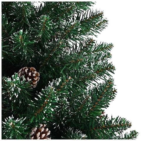 Albero di Natale snodato con 300 LED con supporto Verde 180 cm - Foto 9