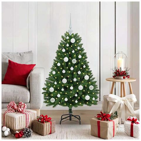 Albero di Natale artificiale Verde 120 cm PVC e Metallo - Foto 2