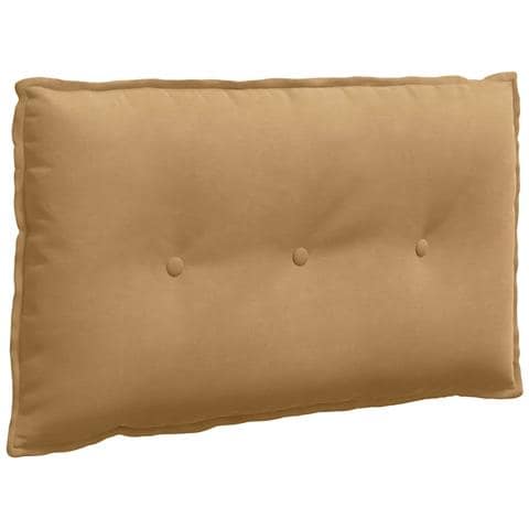 Cuscino per Schiena Marrone 80 x 50 cm Tessuto in Cords - Foto 1