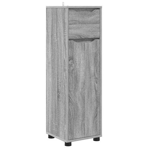 Mobile da Bagno con cassetto Grigio Sonoma 30,5 x 30 x 101 cm - Foto 1