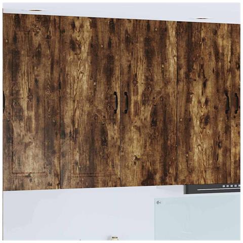 Pensile cucina Rovere fumé 80 x 31 x 100 cm Legno multistrato - Foto 2