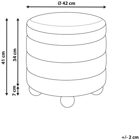 Pouf Chilly Bouclé Verde - Foto 8
