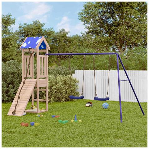 Set da Gioco da Esterno in Legno Massello di Pino - Foto 2