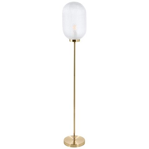 Lampada Da Pavimento Portero Metallo Oro - Foto 2