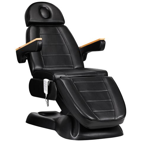 poltrona cosmetica elettrica Lux 273b + sgabello 304 nera - Foto 1