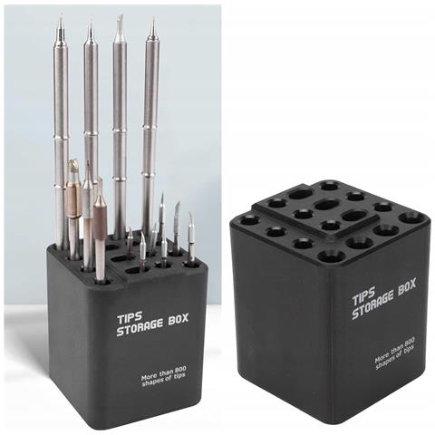 Organizer Per Punte Di Saldatura T12 C245 C210 C115 - Plastica Compatta | 16 Scomparti | Per Professionisti E Fai-da-te - Foto 2