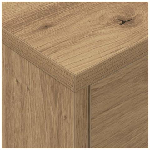 Comodino Rovere artigianale 40,5 x 40 x 48 cm Legno multistrato - Foto 9