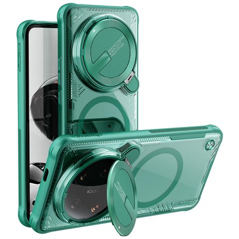 Cover per 14 Ultra - TPU+PC, Verde, Con Soporte - Foto 1