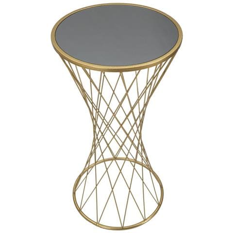 Tavolo Vkh589-oro-metallo-40x40x80 Cm - Foto 2