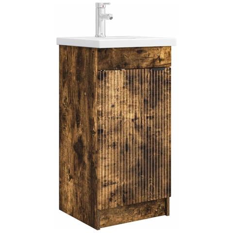 Mobile da bagno con lavabo Rovere Fumo 42 x 40 x 84,5 cm - Foto 1