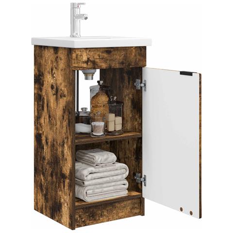 Mobile da bagno con lavabo Rovere Fumo 42 x 40 x 84,5 cm - Foto 2