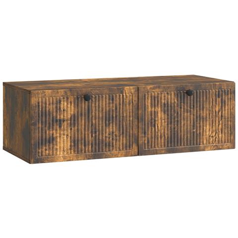 Mobile Porta TV da Muro Rovere Fumo 98 x 41 x 30 cm - Foto 1