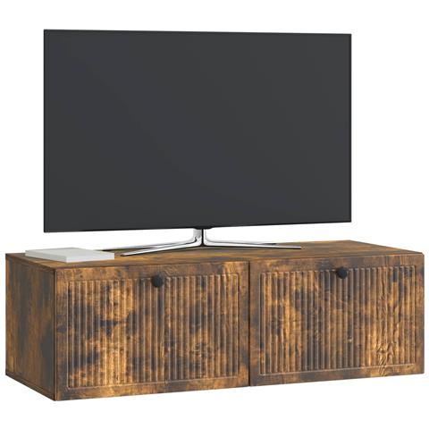 Mobile Porta TV da Muro Rovere Fumo 98 x 41 x 30 cm - Foto 2