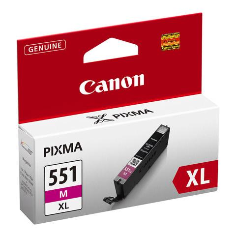 CLI-551M XL Cartuccia Ink Originale Magenta per Canon PIXMa iP7250/8750 Capacità 660 Pagine - Foto 2