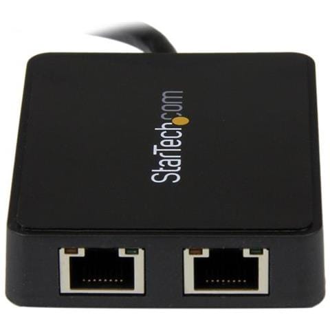 Adattatore USB 3.0 a doppia porta Ethernet Gigabit NIC con porta USB - Foto 4