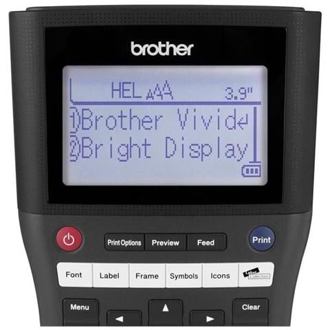 Etichettatrice Portatile Formato 6-24 mm Schermo LCD 30 mm / sec Nera - Foto 5