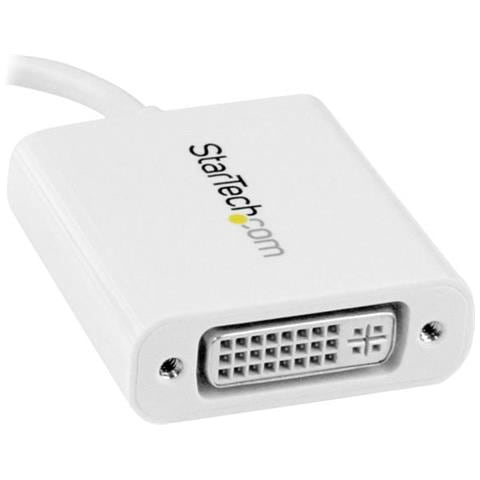 Adattatore Video USB-C a DVI - Convertitore USB-C a DVI-I M / F - 2560x1600 - Bianco - Foto 3