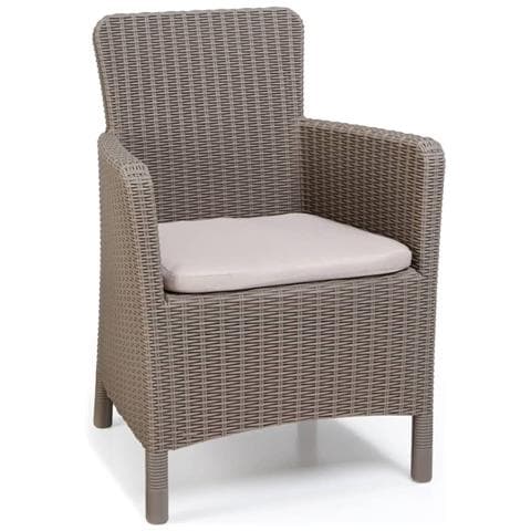 Keter Sedia da Pranzo da Giardino Trenton Cappuccino 226454 - Foto 1