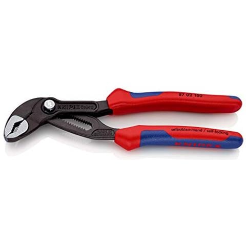Cobra Pinza regolabile di Nuova Generazione per tubi e dadi (180 mm) 87 02 180 - Foto 1