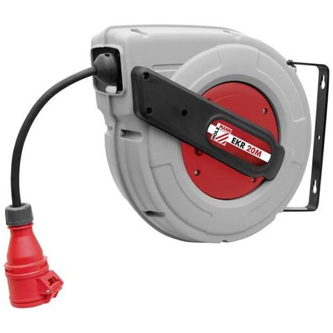 Avvolgicavo Elettrico 20 Mt Presa 400v Holzmann Ekr20m_400v - Foto 1