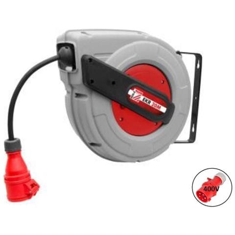 Avvolgicavo Elettrico 20 Mt Presa 400v Holzmann Ekr20m_400v - Foto 6