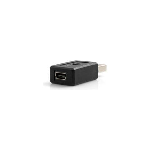 54214387 adattatore per inversione del genere dei cavi USB A Mini USB Nero - Foto 2