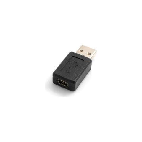 54214387 adattatore per inversione del genere dei cavi USB A Mini USB Nero - Foto 1