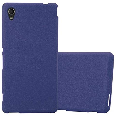 Custodia Compatibile Con Sony Xperia M4 Aqua In Frost Blu Scuro - Coperchio Protettivo In Silicone Tpu Flessibile - Foto 1