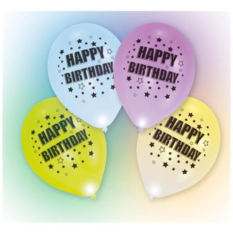 Palloncini Amscanã‚â® Buon Compleanno Colorati - Foto 3