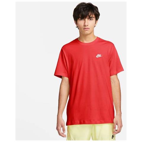 Club Tee T-shirt Uomo Universit? Rosso / Bianco Grande - Foto 1