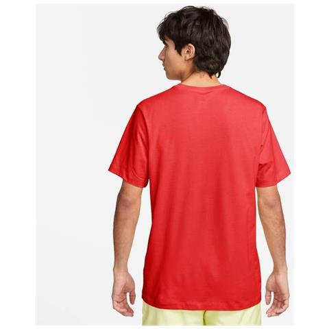 Club Tee T-shirt Uomo Universit? Rosso / Bianco Grande - Foto 2