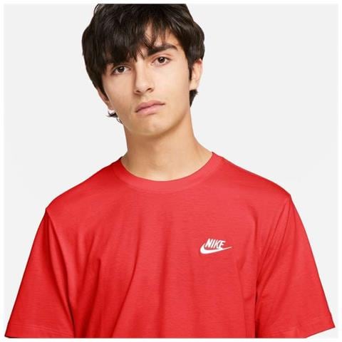 Club Tee T-shirt Uomo Universit? Rosso / Bianco Grande - Foto 3