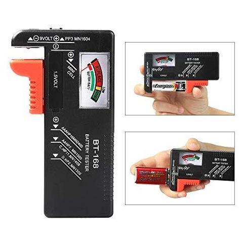 Analogico Battery Tester Multi Size Checker Batterie Aa Aaa C D 9v 1.5v Button Cell Batteries (non Richiede Batterie Per Il Funzionamento) - Foto 2
