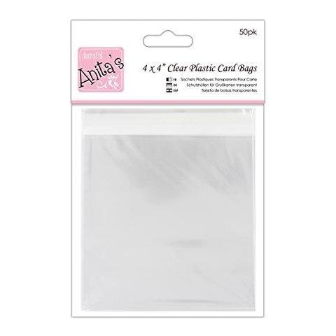 120 X 120 Mm Sacchetto Della Carta Di Plastica Da 25 Mm Lip Confezione Da 50 Trasparente - Foto 1