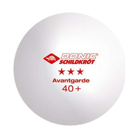 Donic-schildkrt Avantgarde 3-star Palla Da Tennis Da Tavolo Poly 40 Qualit 6 Pezzi In Un Blister 3x Bianco 3x Arancione - Foto 2