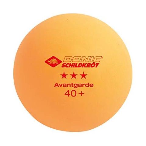 Donic-schildkrt Avantgarde 3-star Palla Da Tennis Da Tavolo Poly 40 Qualit 6 Pezzi In Un Blister 3x Bianco 3x Arancione - Foto 3