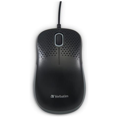 Mouse Ottico 49024 Ultra Silenzioso Usb-a 3 Pulsanti 1.000 Dpi Grigio /nero - Foto 1