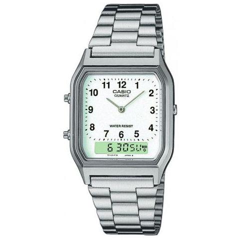 AQ-230A-7BMQYES Orologio da polso Unisex Quarzo Metallizzato chiaro orologio - Foto 3