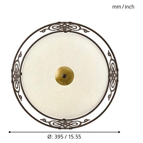 86712, Camera da letto, Cucina, Soggiorno, Marrone, Oro, Bianco, E27, 120W, AC - Foto 3