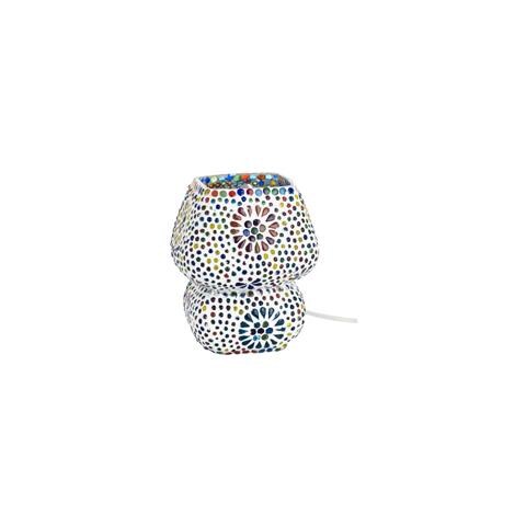 Lampada Da Tavolo 17x14 Cm Graffiti Mosaico Multicolore - Foto 2
