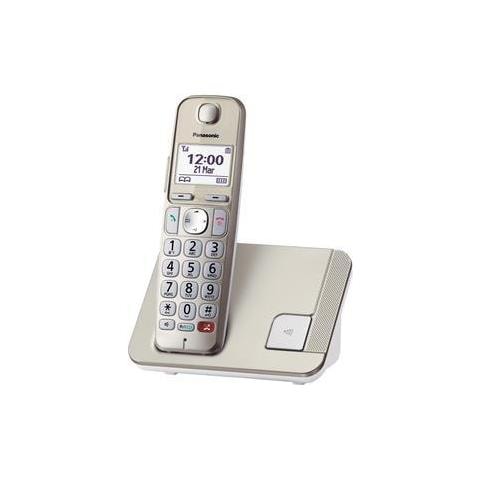 Telefono Cordless Panasonic A Tasti Grandi Kx-tge250gn - Champagne - Foto 4