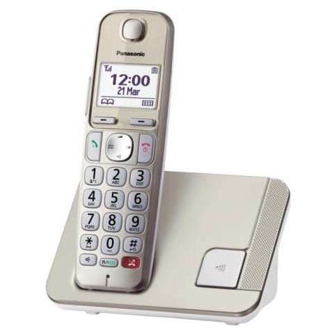 Telefono Cordless Panasonic A Tasti Grandi Kx-tge250gn - Champagne - Foto 1