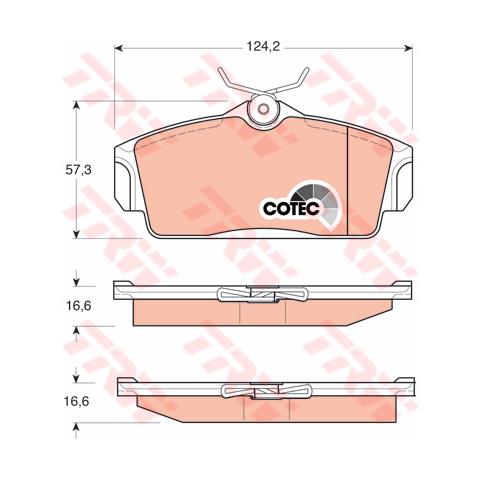 Pattini Freno Nissan Almera Ii (n16) 1.5 Gdb3168 - Foto 1