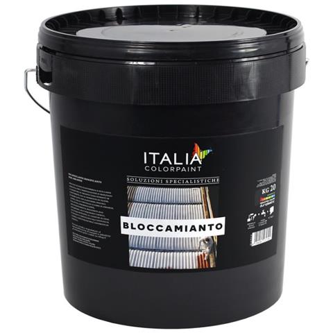 Pittura Elastomerica Incapsulante Per Amianto Impermeabilizzante Certificata *** Tinta : Rosso Tegola, Contenuto : Kg 20 - Foto 2